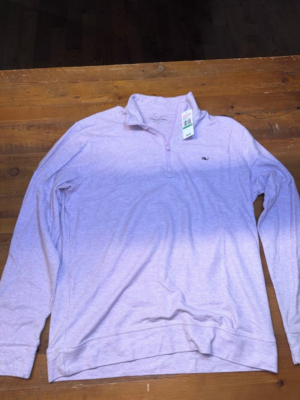 NWT Vineyard Vines Broadfield Half Zip Freesia Heather Men's Large